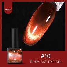 10ml JTING Valentine 10colors Ruby Cat Eye Gel Polish Red Color Magnetic Cat Eye Gel Collection Uv Gel Nail Polish Salon Nail Supplies For Home Manicure DIY And Nail Art Salon - Multicolor - View 14