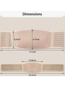 Comfortable Maternity Belly Support Band - Adjustable Breathable Mesh Pregnancy Belly Belt, Pain Relief Brace For Back Pelvis Tummy Hip (2nd/3rd Trimesters & Postnatal), Invisible Under Clothes Pregnancy Daily Must-Haves - Maternity Belly Support Band - 查看 5