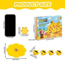 趣味互动磁性蜂巢敲击游戏，包含蜂巢游戏板，适合2或4名玩家，是家庭聚会和成人桌面游戏的理想之选。这款桌面策略钓鱼玩具能够培养手眼协调能力、耐心和专注力，增强儿童的生物认知能力，也是派对玩具、生日礼物、情人节礼物等的理想选择。 - 彩色 - 查看 3