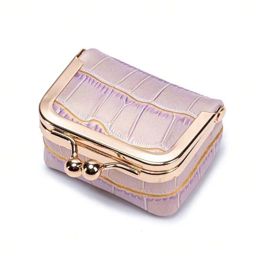 Small Wallets - Pale Purple and Gold Flash - View 1