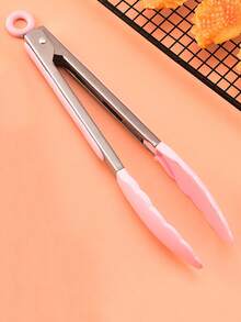 3/2/1pc Mini Kitchen Tongs, 9 Inch Nylon Heat Resistant Pointed Tip Food Tongs, Suitable For Cooking, Serving, Grilling, Baking, Salad, Kitchen Gadgets, Baking Tools - Multicolor - View 9