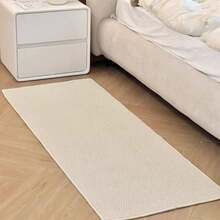 1pc Faux Sword Design Carpet, Thick Washable High-Quality Carpet, Style Carpet, Hallway Carpet, Decorative Carpet, Shower Carpet, Sofa Seat Carpet, Thick Carpet, Home Decor Room Supplies, Living Room Carpet, Bedroom Carpet, Entryway Carpet, Kitchen Carpet, Bathroom Carpet, Study Carpet - White - View 3