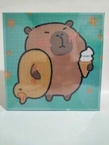 Kits De Pintura Diamantes De Capibara Diy 30x30+20x20 - Azul helado - Ver 1