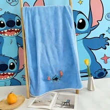 1pc/2pcs Set Stitch Towel Set, Stitch Bath Towel Set, Angel Bath Towel Set, Cute Stitch Bath Towel Set, Embroidered Stitch Towel, Super Soft Bath Towel Set, Gentle Skin-Friendly Bath Towel, Super Absorbent Quick-Dry Bath Towel - Multicolor - View 17