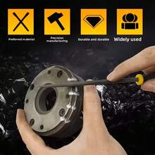 10件套合金钢锉刀组，包含精密圆锉、半圆锉、扁锉、方锉、三角锉、椭圆锉、双半圆锉、锥形扁锉、三角锉、刀形锉，适用于木工、金属加工、木雕，专业DIY加工工具 - 均碼 - 查看 9