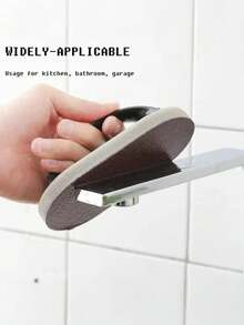 Cepillo abrasivo de diamante para limpieza, productos de limpieza reutilizables y otros suministros de limpieza que incluyen cepillos esponja para limpiar fondos de ollas, esponjas antioxidantes, esponjas para platos, paños de limpieza, limpiadores resistentes y herramientas de limpieza. - Pincel de mango marrón - Ver 4