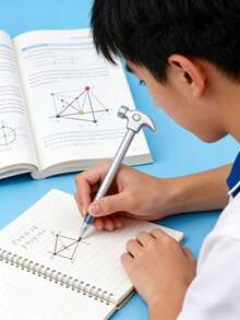 1/3/6pcs Set Realistic Metal Tool Shaped Pens, Creative Wrench, Hammer, Pliers Design Neutral Pens, Novelty Stationery Supplies (Random Style) - Hardware - View 7