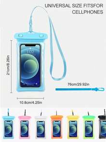 Funda impermeable universal para teléfono, estuche impermeable para teléfono, compatible con iPhone 14, 13, 12, 11 Pro Max, XS Plus y otros modelos de hasta 7.0 pulgadas, como Galaxy S22. Bolsa seca impermeable 3D para teléfono, adecuada para uso vacacional, compatible con iPhone 14 Pro, 14 Pro Max, 14 Plus, 14, 13 Pro, 13 Pro Max, 13 Mini, 13, 12 Pro, 12 Pro Max, 12 Mini, 11 Pro Max - Negro - Ver 9