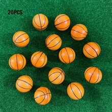 5个/10个/20个迷你篮球比赛纪念品PU球复活节派对礼物游戏奖品家居装饰生日礼物 - 彩色 - 查看 11