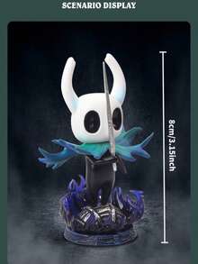 动漫风格人物雕像 - 可爱奇幻人物模型，收藏摆件，推荐桌面摆件，适合作为生日或圣诞礼物，卧室装饰，收藏级手办 - 藍色 - 查看 4