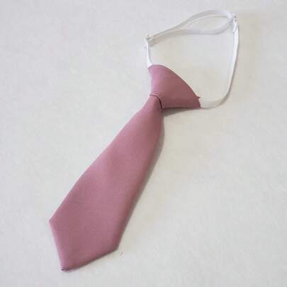 Gravatas comprida de nó pronto, tamanho baby, diversas cores