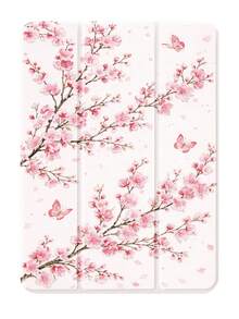 这款樱花盛开平板电脑保护套的设计灵感源自盛开的粉色樱花枝条，并点缀着精致的蝴蝶，呈现出轻盈浪漫的视觉效果，洋溢着春天的清新气息。它采用柔韧的TPU后盖和精致的PU皮革翻盖结构，兼具可靠的保护性能和优质的手感。 - 彩色 - 查看 7