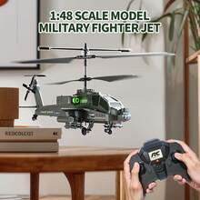 Cool Military Remote Control Helicopter, Easy To Operate, Durable Design, Unlock The Fun Of Flying, Suitable For Both Boys And Girls / Birthday Gift - Multicolor - View 2