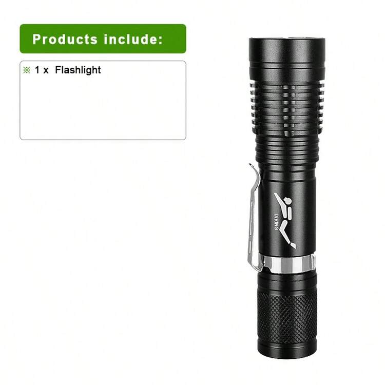 80000LM Linterna sumergible LED - Lámpara submarina profesional IPX8 - Luz táctica recargable impermeable y portátil - Para exteriores, campamento, natación, viaje, pesca, caza, bicicleta - Estrella - Añade 13