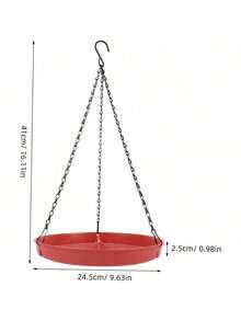 Outdoor Multifunctional Bird Feeder Set - Hummingbird Feeder + Bird Bath, Dual-Piece Set, Suitable For All Bird Species, Easy Installation, Divided Bird Bath And Feeder - Multicolor - View 5