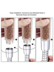 Nano-Filter High Pressure Shower Head – Chlorine-Removing, Skin-Caring Bath Upgrade With Water Boosting - Single Shower - View 8