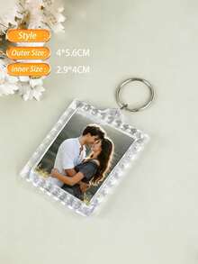 Portachiavi lungo personalizzato con foto e testo, portachiavi in acrilico personalizzato, portachiavi di coppia personalizzato, portachiavi con foto, regalo per la mamma, regalo per il papà, regalo di compleanno, San Valentino, anniversario, regalo per la coppia, festa della mamma, festa del papà, colorato, carino, affascinante - Multicolore - Visualizzare 27