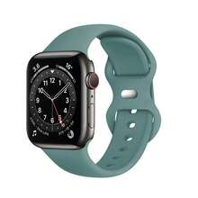 1条男女通用硅胶运动表带，兼容 38mm 40mm 41mm 42mm 44mm 45mm 46mm 49mm，舒适透气，适用于Series 11 10 9 8 7 SE3 6 5 4 3 2 1 Ultra 3/2/1，适合日常佩戴和健身，智能手表表带配件，送给男士、女士和朋友的绝佳礼物，休闲运动表带，兼容，表带替换装。 - 青色 - 查看 11