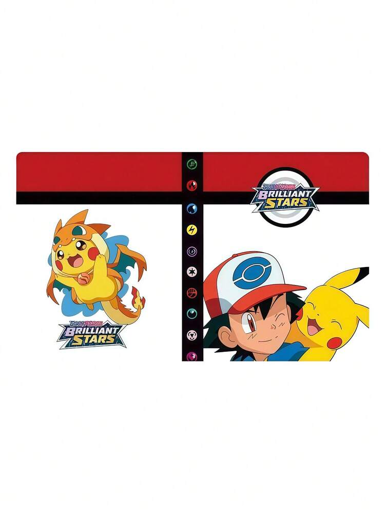 Album de rangement pour cartes Pokémon, étui de collection de cartes à 4 pochettes, album pouvant contenir jusqu'à 240 cartes variées - Multicolore - Voir 14
