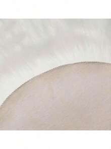 1pc Solid Color Wavy Edge Children's Room Decorative Carpet, Decorative Rug, Kids Bedroom Decor, Play Mat, Carpet, Cozy Home Decor, Living Room Rug, Bedroom Rug, Living Room Home Decor, Outdoor Rug, Washable - Multicolor - View 8