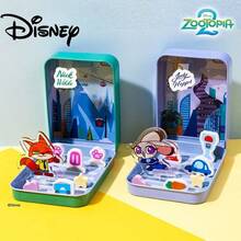 Disney Zootopia Judy Hopps And Nick Wilde Shaped Cute Cartoon Erasers, Mini 3D Erasers In Gift Box, DIY Assembly, Back To School Essential And Gift - Judy - View 4