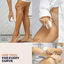 Afeitadora Eléctrica Flexseries para Mujer Cortadora de Bikini y Pelo Corporal para Piel Sensible y Piernas Suaves Blanco - Blanco - Ver 5