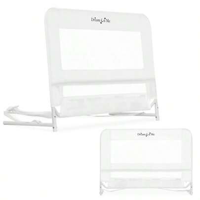 Barrière de lit en maille pour lits jumeaux - Barrière de sans outil avec système d'ancrage et barre de stabilisation