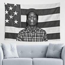 1pc Asap Rocky Wall-Mounted Picture Frame, Home Decoration, Bedroom, Living Room, Dormitory Decoration, Unique Gift Idea - Colorful - View 1