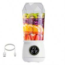 USB Rechargeable Portable Blender And Juicer - Easy To Clean, 3.7V, Perfect For Smoothies, Milkshakes And Fresh Fruit Drinks, 1300mAh Battery Capacity - Multicolor - View 9