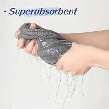 4/6/12, Reusable Mop Replacement Pad, Suitable For Flat Mops, Absorbent , With Strong Vacuuming Ability, Cleaning Supplies - 灰色 - 查看 4