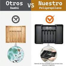 zxxAMOR DE OGAR Organizador de nsilios de Cocina Bandea Organizadora de Cubios y Accesos Expande y Austab de 6 a 8 Compartimentos Para Cucillos Palas de Cocina Cucnes Verdeorganizador de cocina - VerdeBlanco - Ver 7