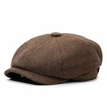 1pc Vintage Street Style Men's Classic Versatile Beret Cap, Suitable For Outdoor, Travel, Leisure In Spring, Autumn And Winter,Summer,Beach,Holiday,Festival - Multicolor - View 15