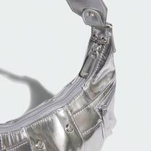 Adidas Nike Hip Pack Zippered Chest Bag/Crossbody Bag, Unisex, Couple Style, Navy Blue - Silver - View 3