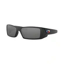 Oakley Gafas de sol tipo lata de gas, OO9014 60 | Gafas de sol para hombre - Negro mate / Negro iridio - Ver 1
