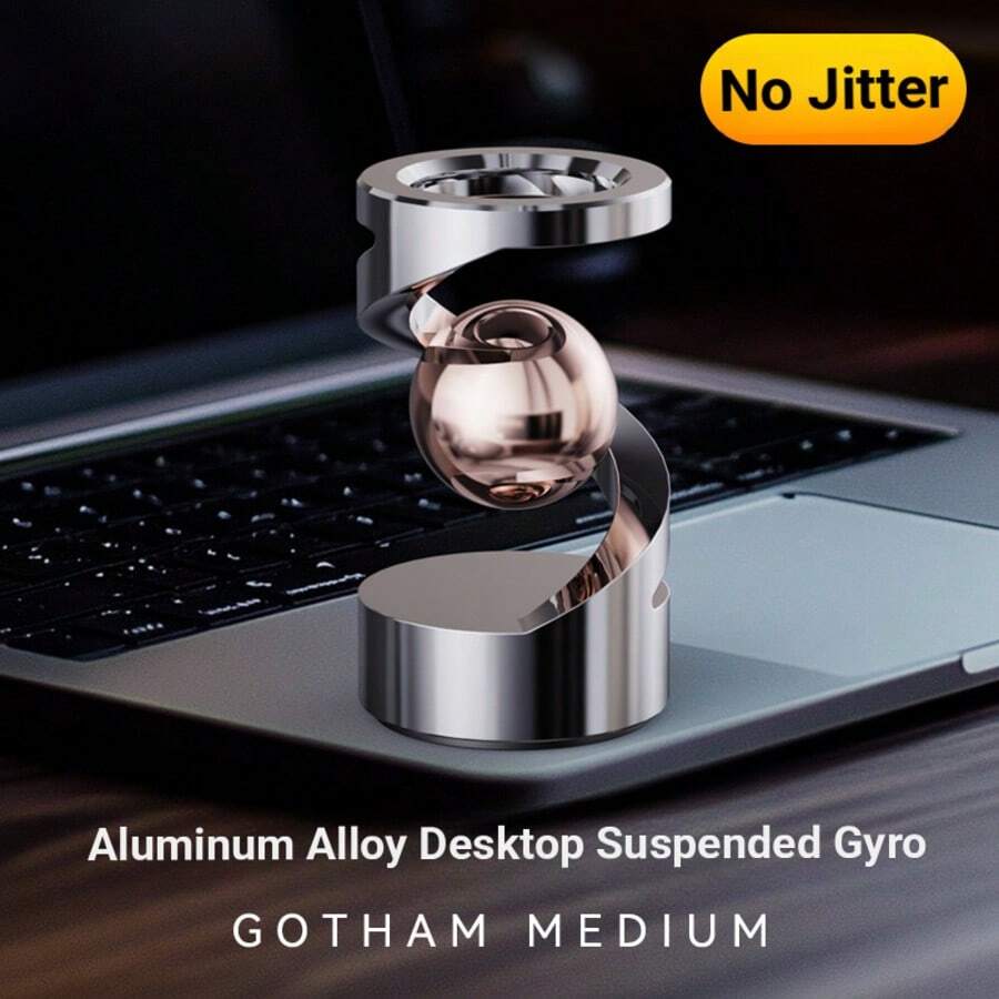 Magnetic Levitation Gyroscope Ornament, Creative Gyroscope Stress Relief Toy, Rotating Spinner - Multicolor - View 1