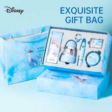 Disney 迪士尼5件套文具套装，包含自动铅笔、卷笔刀、橡皮擦，学生学习用品，便携式返校礼物 - B - 查看 7