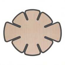 Petal-Shaped Silicone Baking Mat, Reusable Non-Stick Baking Tray, Heat-Resistant, Suitable For Cookies, Cakes, Macarons. Bottom Grid Design For Easy Cleaning, Even Heat Conduction, Cake Decorating, Cookie Making, Non-Stick Surface, Silicone, Heat-Resistant Pad, Baking Paper Liner, Choice For Home Bakers And Cooking Enthusiasts - Multicolor - View 19