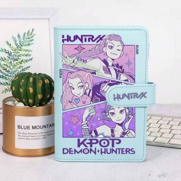 Portable Detachable Loose-Leaf Notebook, Student Diary, Same Design As Magic Hunter Team