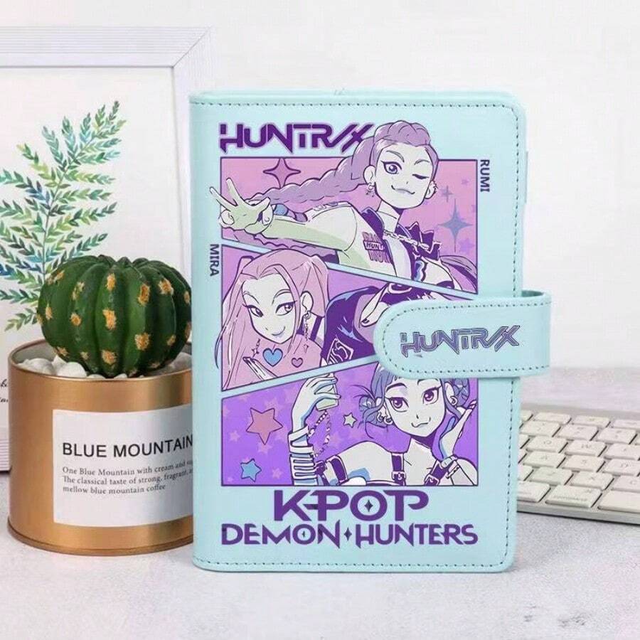 Portable Detachable Loose-Leaf Notebook, Student Diary, Same Design As Magic Hunter Team - Multicolor - View 1