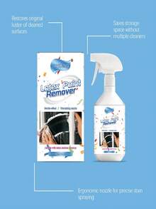 JAYSUING 300毫升乳胶漆去除剂，温和去除残留胶渍，可去除玻璃上的乳胶漆，居家必备，馈赠亲友佳品 - 液體 - 查看 5