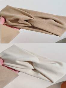 1PC/2PCS/3PCS/Women's Thick Winter Headband - Soft Solid Color Hair Accessory, Elegant Bohemian Style Loose Headband, Suitable For Cold Weather, Christmas, Thanksgiving, And Holiday Gifts Multi Functional Headband, Winter Headband, Women's Winter Warm Headband, Soft Headband, Elastic Headband, Women's Elastic Headband (Due To Lighting Reasons, There May Be Some Color Difference In Photos Taken) - Multicolor - View 26