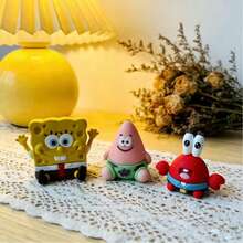 SpongeBob SquarePants Bộ 1/3 mô hình , mô hình nhân vật chi tiết cao, kích thước nhỏ (5.5-6cm), chất lượng tốt, có thể dùng làm vật trang trí bảng điều khiển ô tô, vật trang trí bàn làm việc, vật trang trí giá sách, đồ sưu tầm anime, phụ kiện nội thất ô tô  & Patrick dễ thương. - Nhiều màu - Xem 9