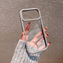 简约透明亚克力手机壳，兼容 17 Pro Max/17 Pro/17 Air/17/16 Pro Max/16/16 Pro/16 Plus/16E/15/15 Plus/15 Pro/15 Pro Max/11/12/13/14 Pro Max/11 Pro/11 Pro Max/12 Pro/12 Pro Max/13 Pro/13 Pro Max/7 Plus/14 Pro/14 Pro Max/14 Plus，硬壳 - 灰色 - 查看 3