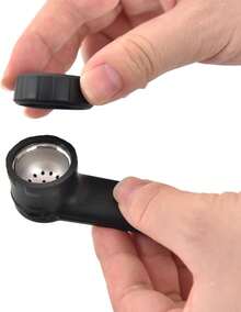 Silicone Capped Black Straw - Unbreakable Pocket Travel Size - Seal Cap For On The Go Storage - 1件 黑色 - 查看 3