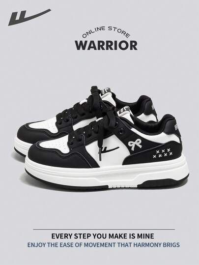  Warrior Women's Board Shoes Spring And Autumn Comfortable Modest Style Casual Yet Sleek Sneakers Applicable Throughout The Year Wear-Resisting All-Day Wear Training Sneakers Running Shoes