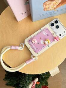 Colorful 3D Flower Lanyard Card Holder Phone Case Compatible With Apple 16 Pro Max/ 15 Pro Max, New 11, 12, 14 Pro/13, Soft Protective Cover Compatible With Iphone 17 Pro Max/17/Pro/17 Plus/17, Creative Summer Design - Multicolor - View 5