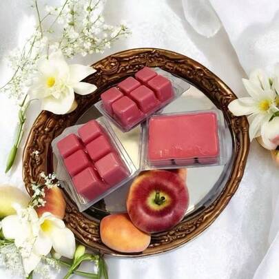 8-Pack Strong Scented Soy Wax Melts Gift Set - Suitable For Wax Warmer, 8 Fragrances (Coffee, Rose, Jasmine, Lemon, Apple Cinnamon, Sandalwood, Vanilla, Lavender) - Office Odor Eliminator