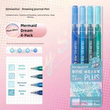 Languo 88色闪光笔，48支金属色、6支闪光效果、4支霓虹效果（16种配色），72/54/36/24色礼盒套装，超大容量金属闪光凝胶笔，1毫米笔尖，精美绘画日记荧光笔，适合艺术家和初学者，是送给男孩/女孩学生、返校季和教师奖励的绝佳礼物。 - 多色 - 查看 12