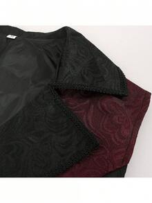 COS Mittelalterliches KostüHerrenbekleidung Retro Herrenweste Halloween Kostü, Rollenspiel KostüCosplay Kostü - Burgundy - View 3