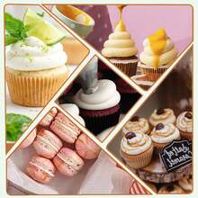 大型圆形金属蛋糕奶油裱花嘴，不锈钢裱花嘴，烘焙工具 #1A #2A #3A - 彩色 - 查看 7